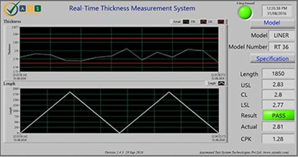 Thickness Measurement System